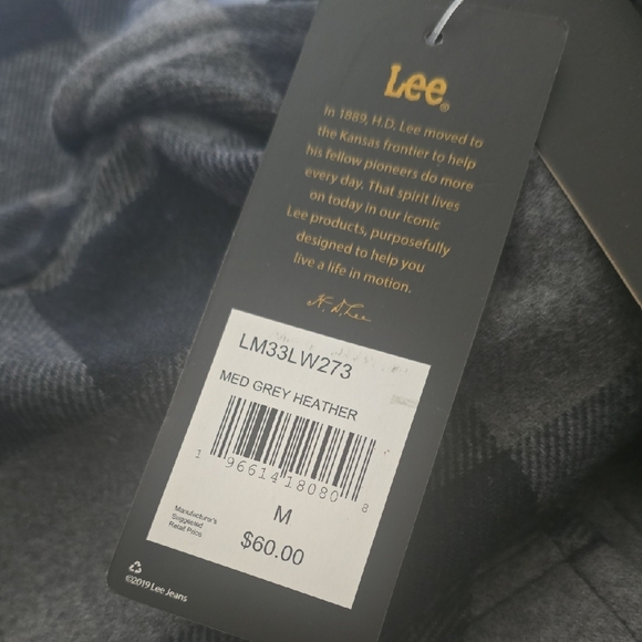 Levi's Gray Checkered Shirt - Picture 2 of 4